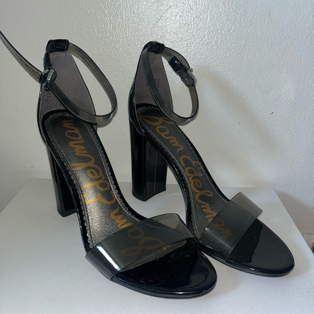 Sam Edelman YARO Black Block Heel Women’s 7.5